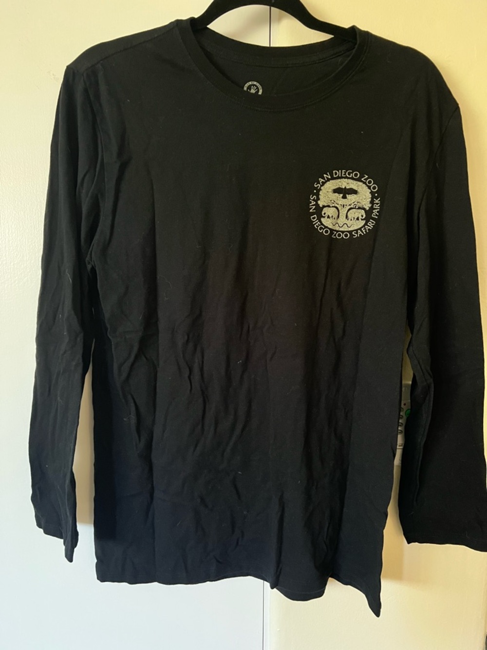 San Diego Zoo Black Long Sleeve Tee